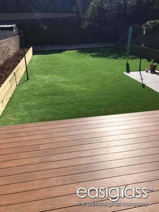 Artificial Grass back garden | Easigrass Aberdeen